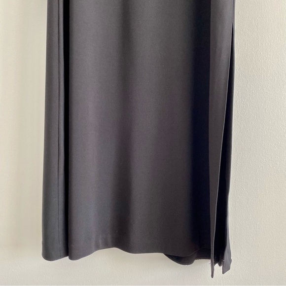 Ellen Tracy Black Sleeveless Maxi Dress Size 8 - Picture 3 of 6